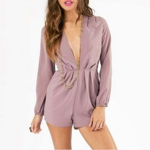Mauve Romper | XS